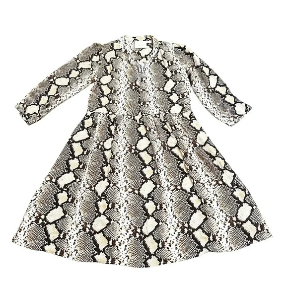 Maeve by Anthropologie Juno Snake Print Dress size XS Extra Small - Picture 3 of 16